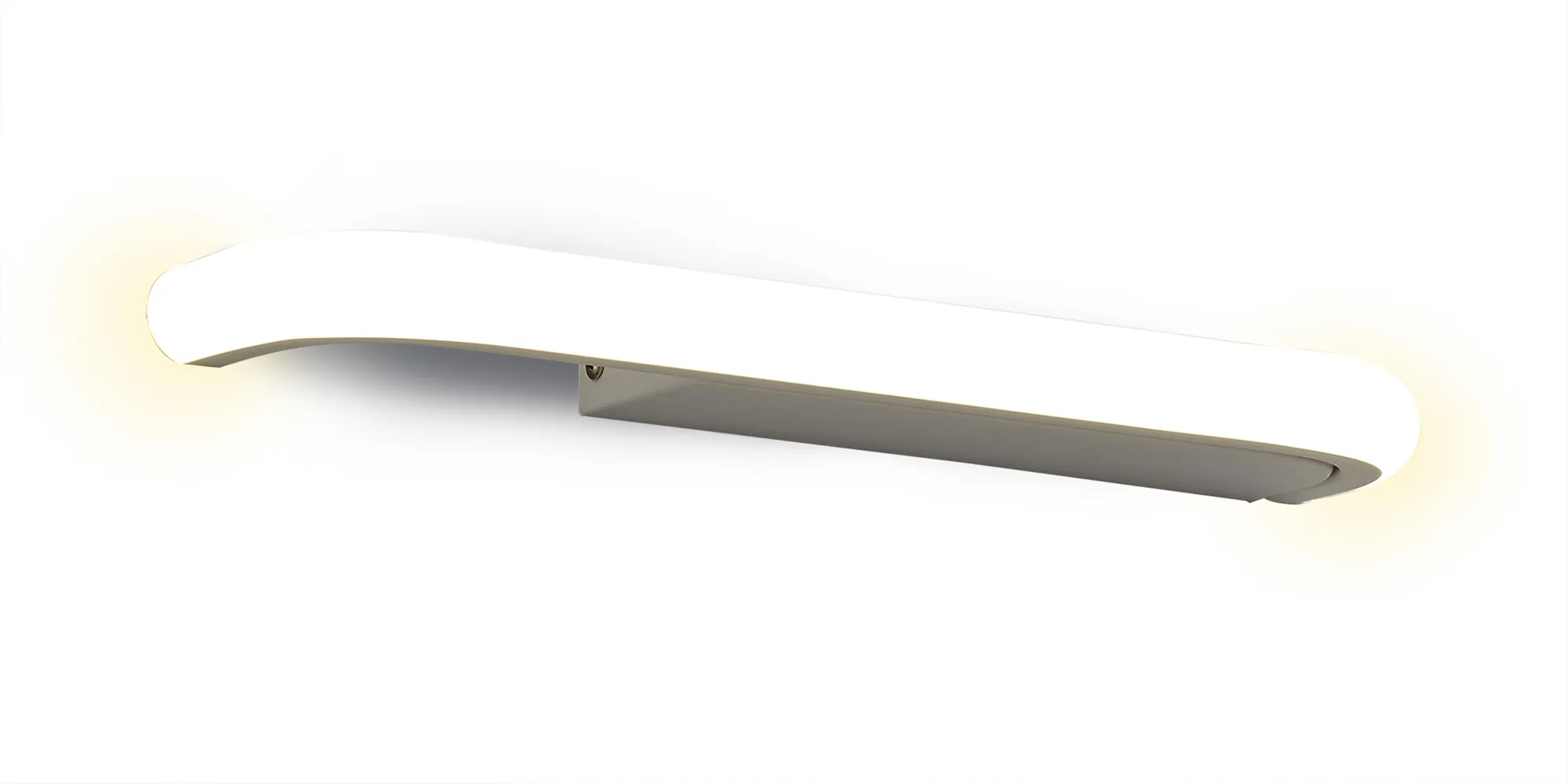 M6870  Tenerife 34cm Linear Wall Lamp Shelf With USB Socket, 8W LED, 3000K, 640lm, White